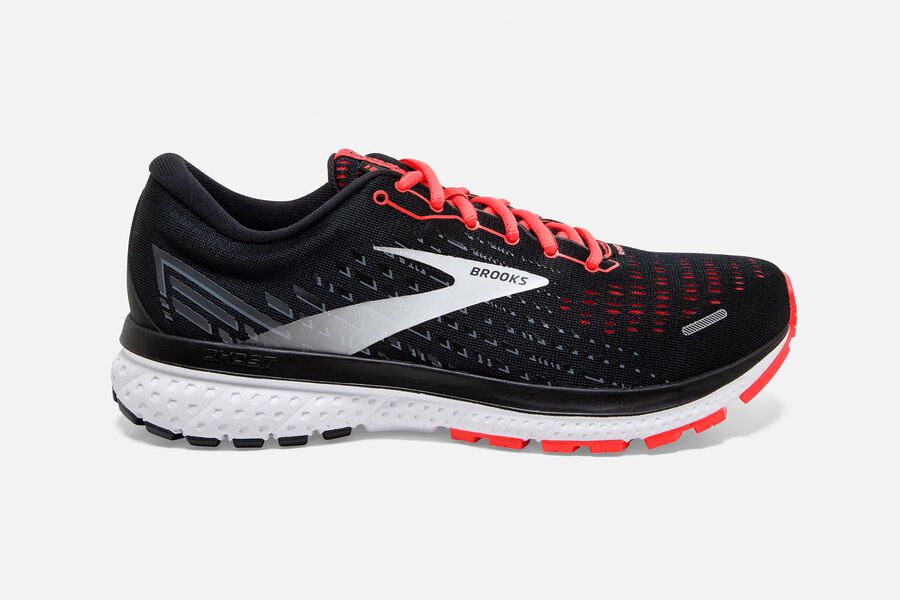 Brooks Ghost 13 Női Futócipő Fekete/Korall Magyarország 061-75039